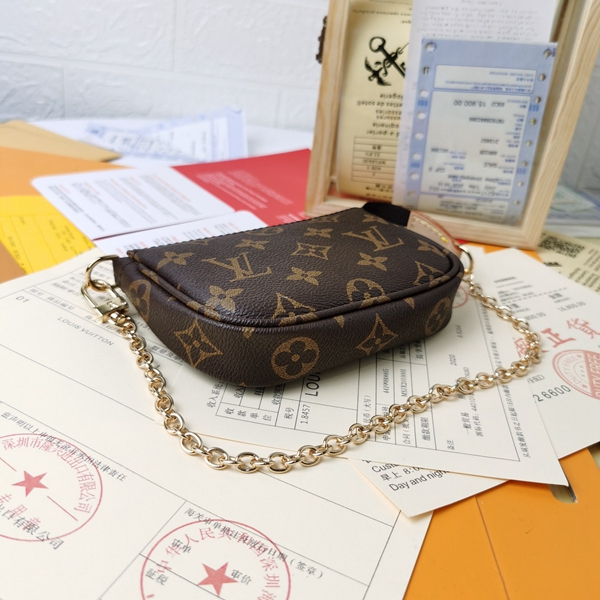 ルイヴィトンバッグ側面デザイン